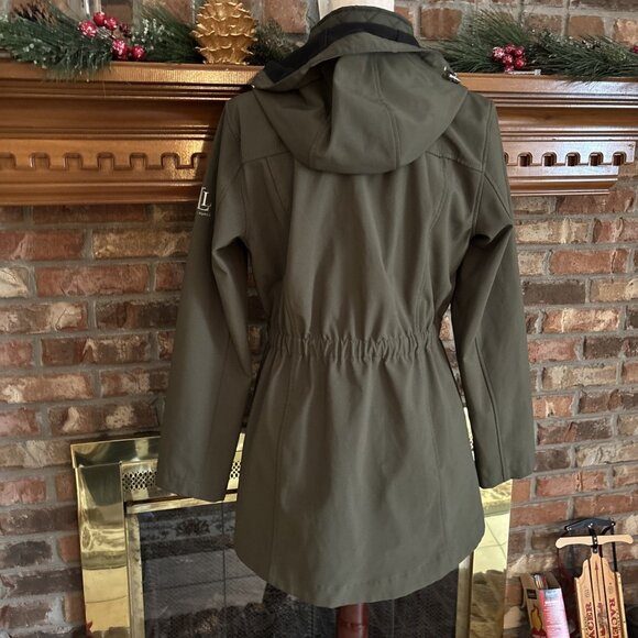 Lauren Ralph Lauren Ladies Olive Green Utility Jacket Size Medium Mid Weight - Picture 4 of 8